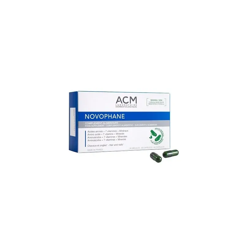 ACM NOVOPHANE ONGLES ET CHEVEUX 60 GÉLULES