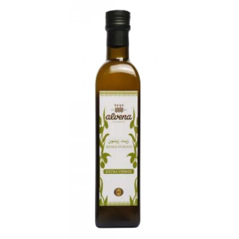 Alvena HUILE D'OLIVE EXTRA VIERGE 1ère PRESSION A FROID ORIGINE MARRAKECH 500 ML