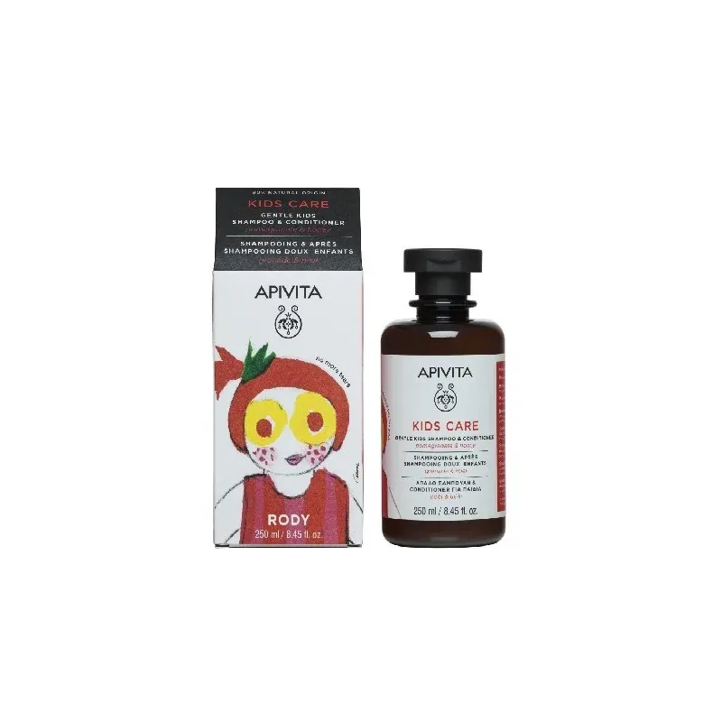 APIVITA SHAMPOOING/APRES SHAMPOOING GRENADE&MIEL 250ML