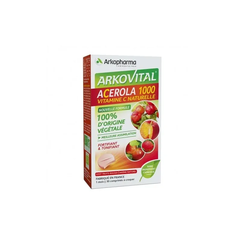 ARKOPHARMA VITAMINE C ACEROLA 1000 30 COMPRIMES
