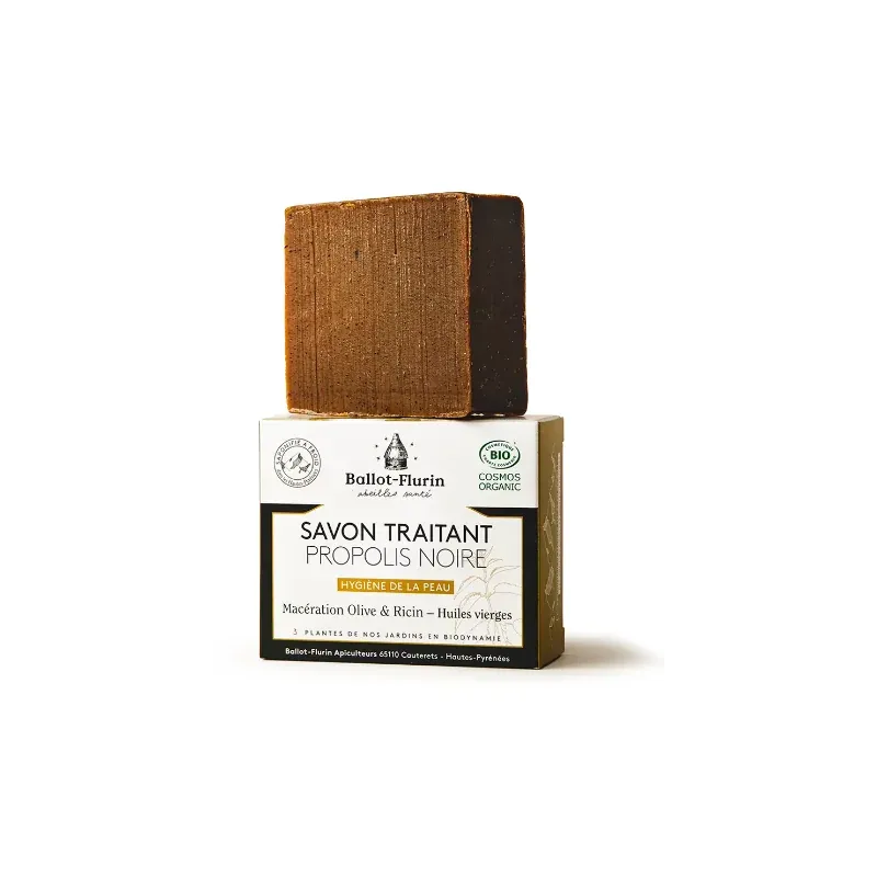 BALLOT-FLURIN SAVON TRAITANT PROPOLIS NOIRE 100G