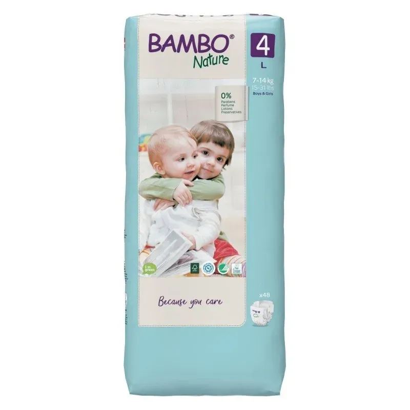 BAMBO NATURE COUCHES 4, 7-14KG 48 u