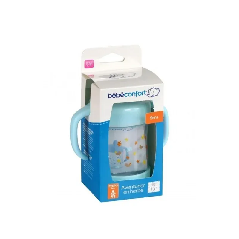 BEBE CONFORT TASSE EVOLUTIVE 3 EN 1 AVENTURIER EN HERBE 180 ML - DOMINO 3860