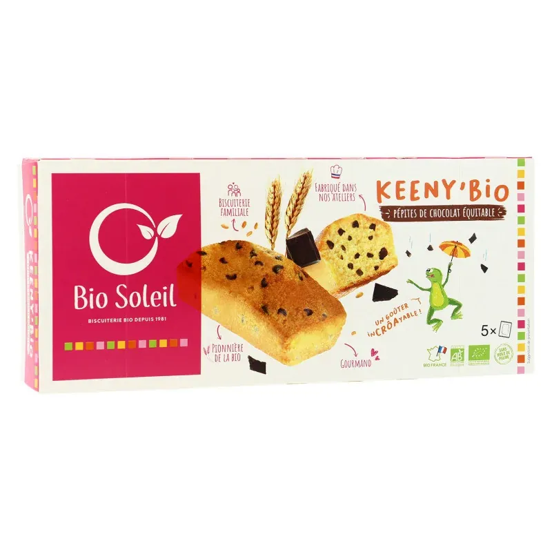 BIO SOLEIL KEENY'BIO AUX PEPITES DE CHOCOLAT 150G