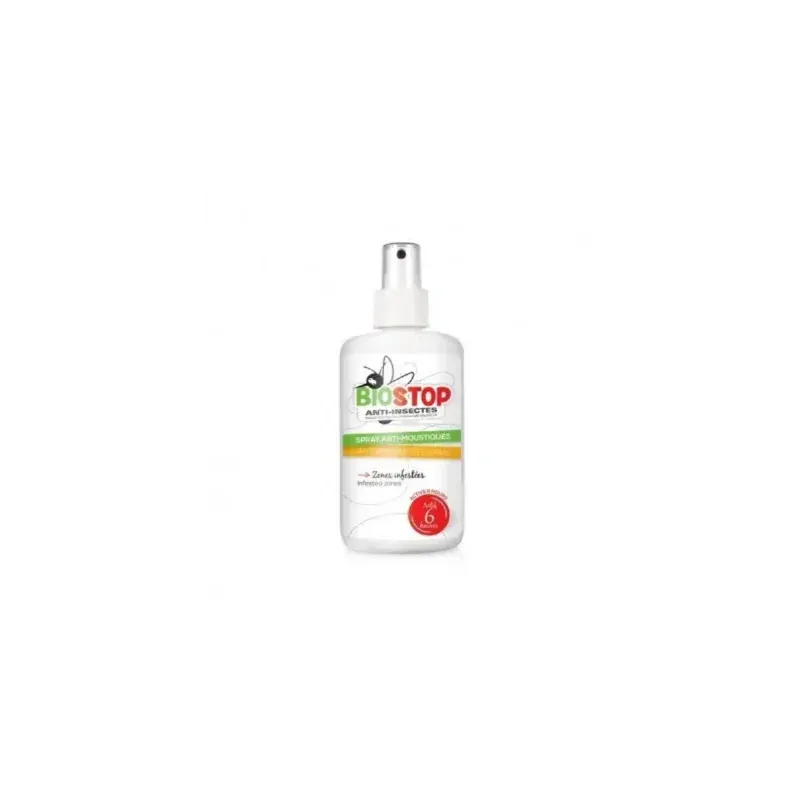 BIOSTOP SPRAY ANTI-MOUSTIQUES FLACON 100 ML