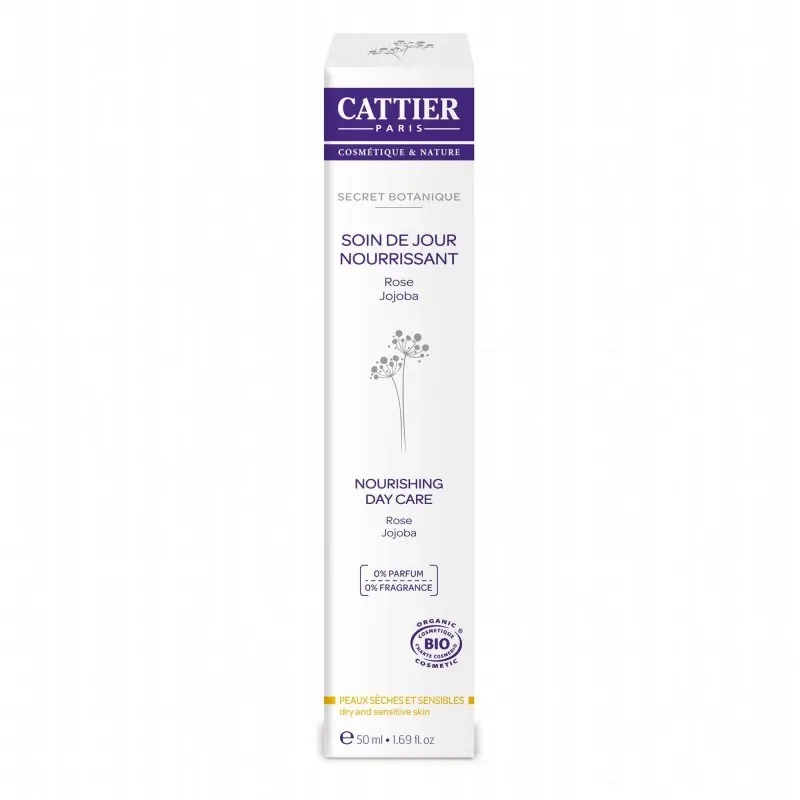 Cattier CREME DE JOUR NOURRISSANT PEAU SECHE ET SENSIBLES 50ml