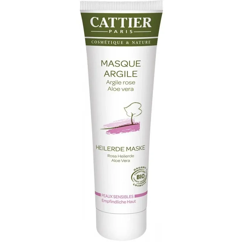 Cattier MASQUE A L'ARGILE ROSE 100ml