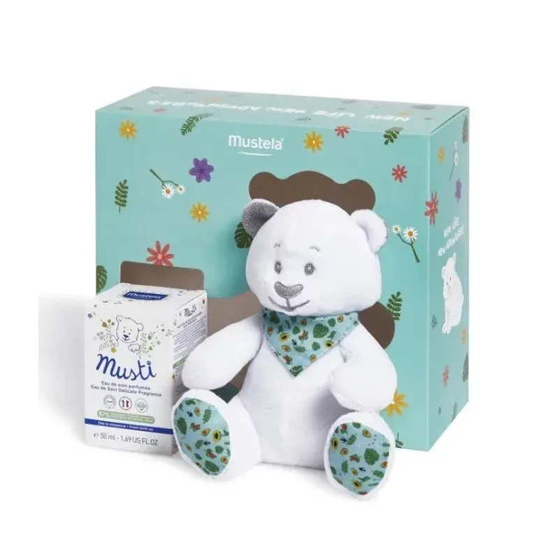 Coffret Mustela Parfum Musti + Doudou Offert
