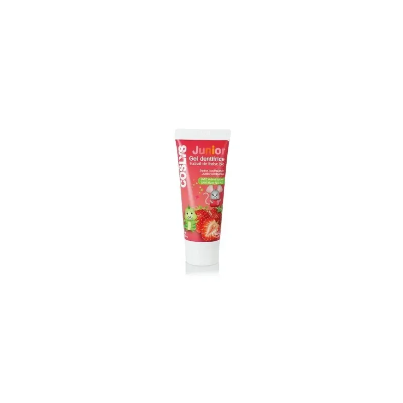 coslys gel dentifrice junior extrait de fraise bio (50ml)