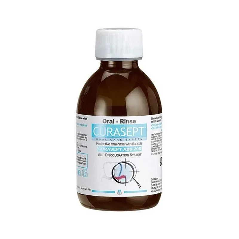 CURASEPT BAIN DE BOUCHE À LA CHLORHEXIDINE 205 ADS 200 ML