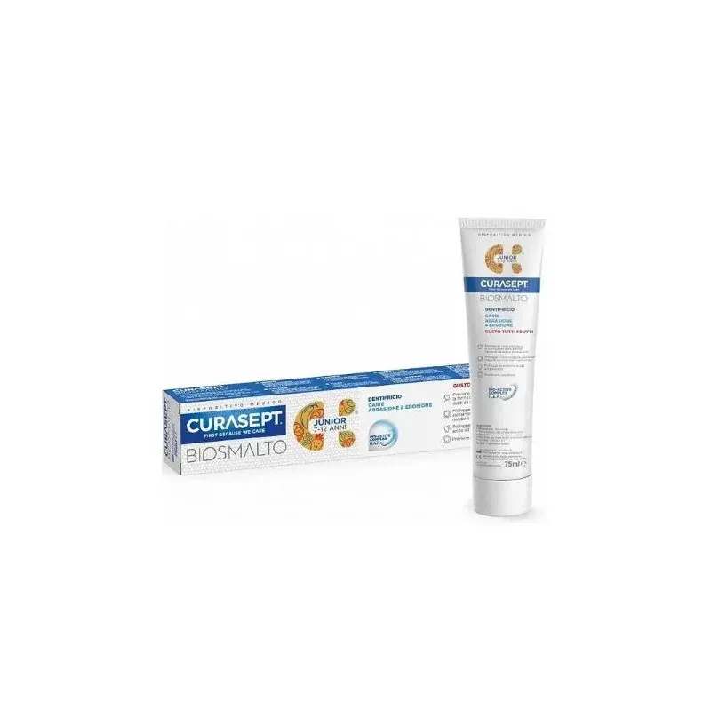 CURASEPT Biosmalt Dentifrice Junior Tous Fruits-7ans-12ans 75ml
