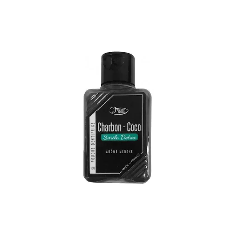 DENTI SMILE POUDRE BLANCHEUR CHARBON COCO 15 G