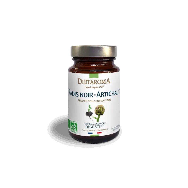 DIETAROMA RADIS NOIR ARTICHAUT 60 COMPRIMES