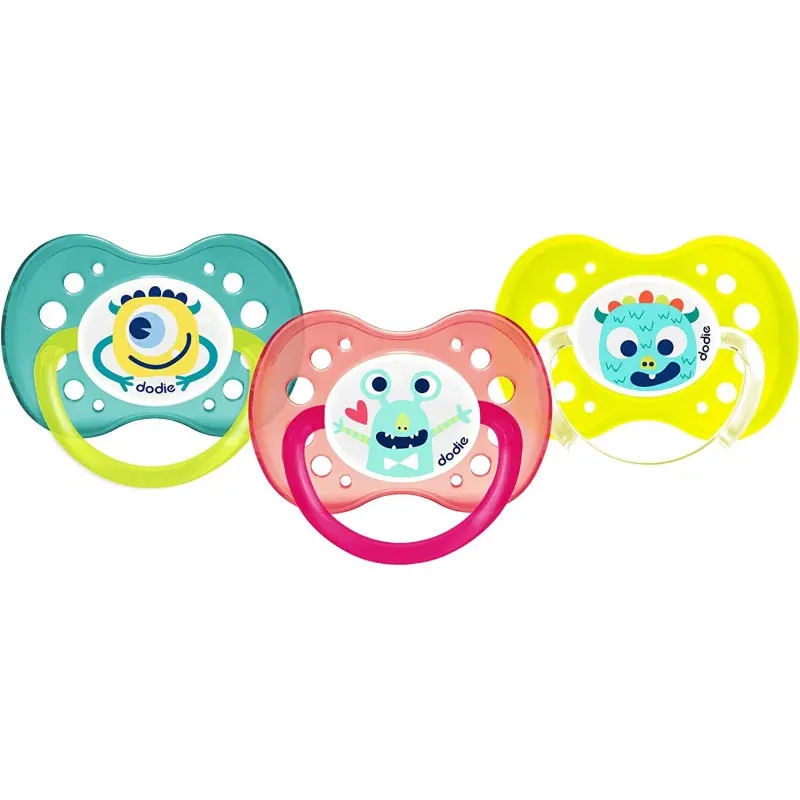 DODIE SUCETTE ANATOMIQUE 60 +18M FLUO MONSTRES