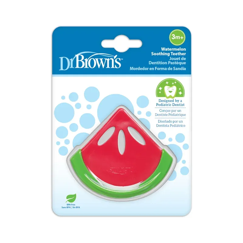 DR BROWNS ANNEAU DE DENTITION PASTEQUE 3M+