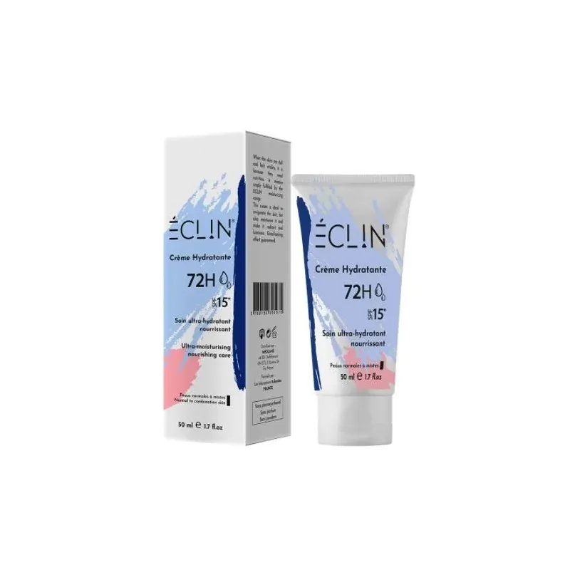 Eclin crème hydratante peau normale à mixte 50ml