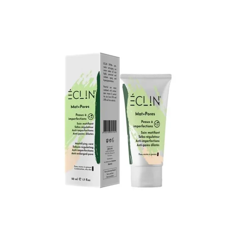 Eclin crème mat+pores crème anti-imperfections 50ml