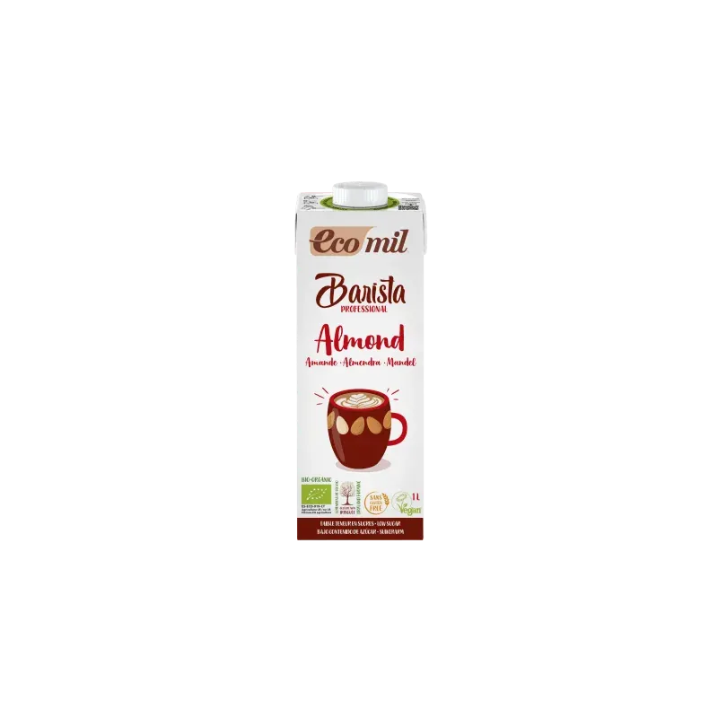 ECOMIL BARISTA AMANDE CALCIUM SANS SUCRE 1L