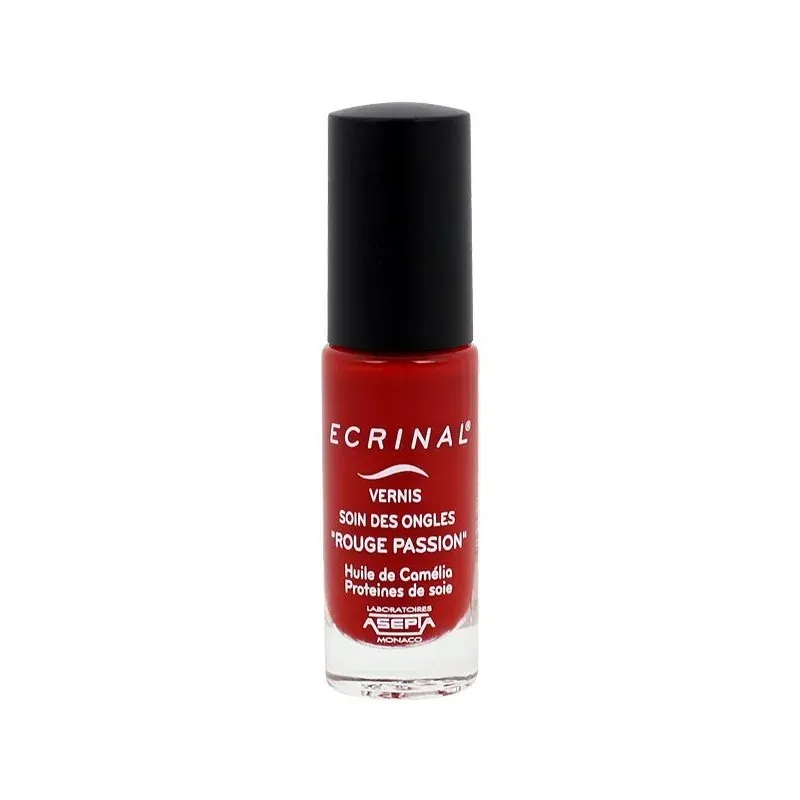 Ecrinal Vernis Soin rouge passion 6 ml                                       
