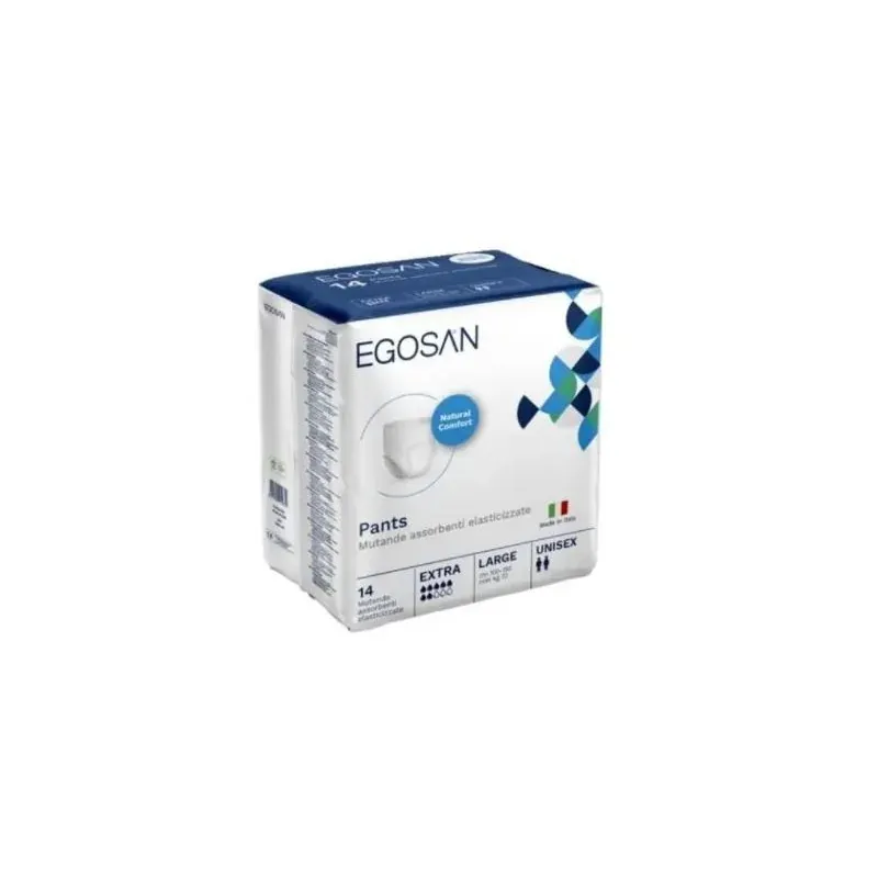 EGOSAN CULOTTES ABSORBANTES TAILLE L 14 UNITES