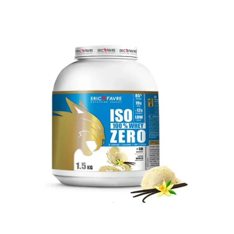 Eric Favre Iso Whey Zero Vanille Intense 1.5 Kg