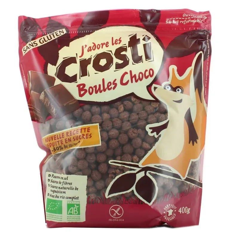 FAVRICHON CROSTI BOULES CHOCO SG 400G