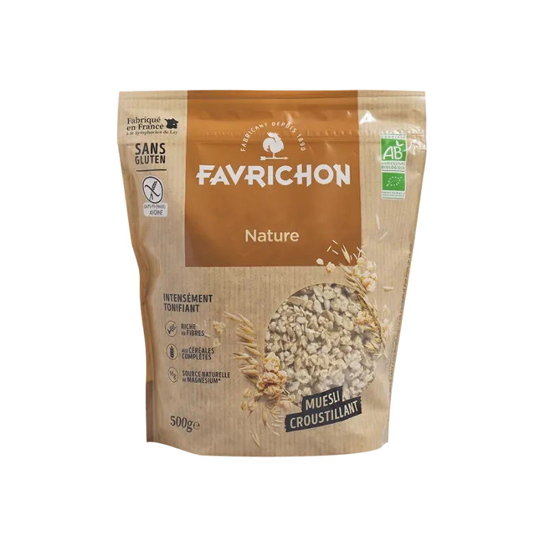 FAVRICHON MUESLI CROUSTILLANT NATURE SG 500G