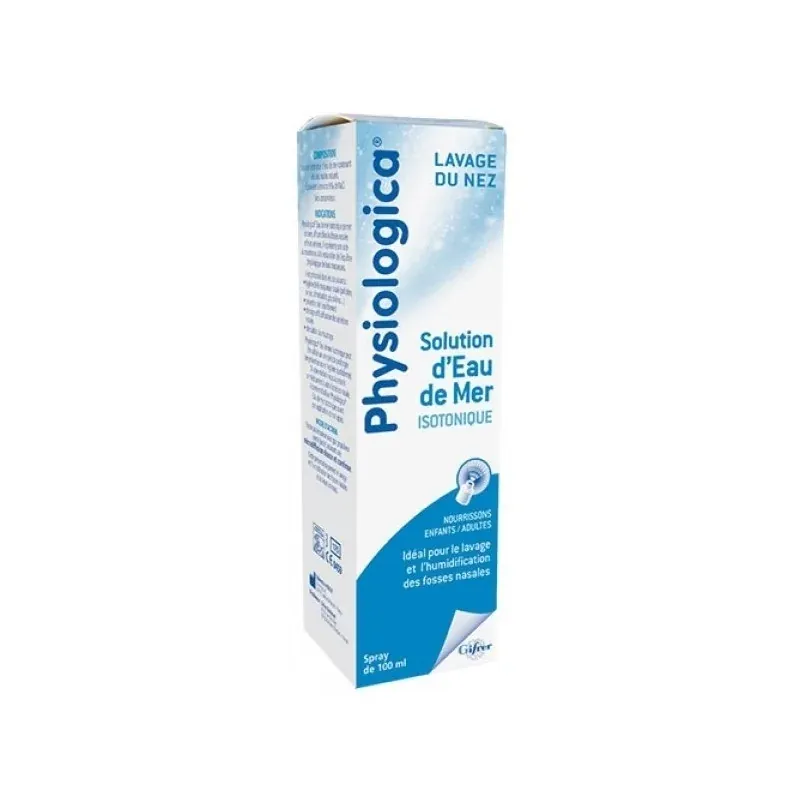 GIFRER SPRAY ISOTONIQUE PHYSIOLOGIQUE EAU DE MER 100 ML