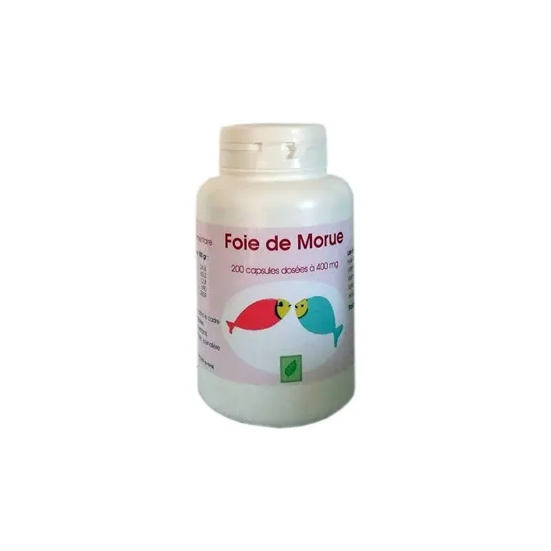 GPH DIFFUSION HUILE DE FOIE DE MORUE 200 CAPSULES A 400 MG