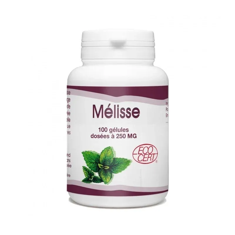 GPH DIFFUSION MÉLISSE BIO - 250 MG - 100 GÉLULES