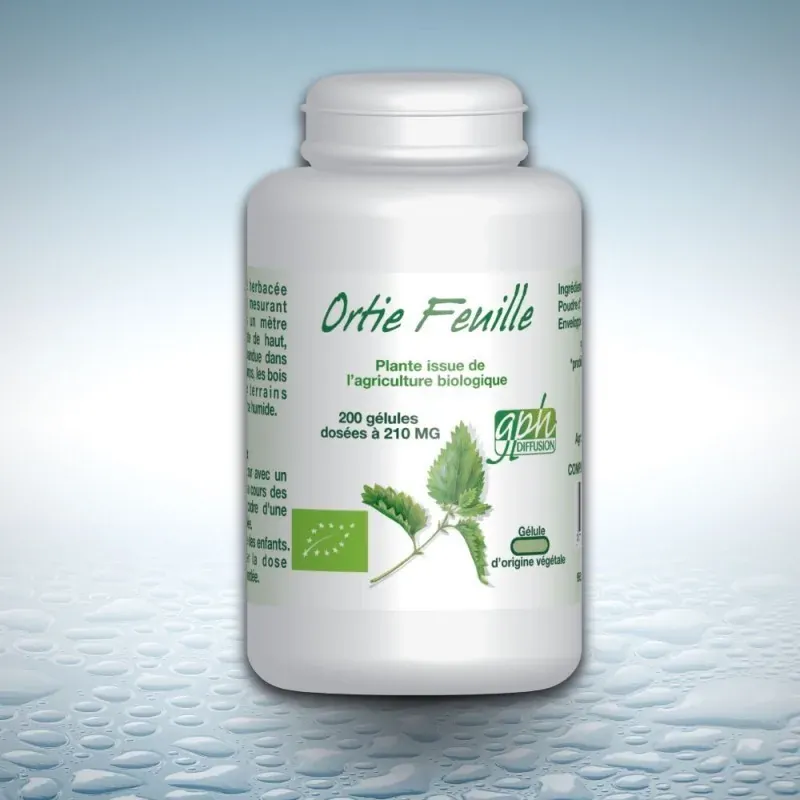 GPH DIFFUSION ORTIE FEUILLE Bio 200 gélules