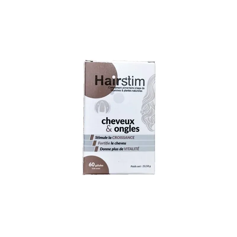 Hairstim Cheveux & Ongles 60 Gelules