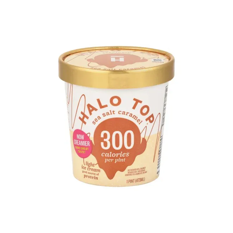 HALO TOP CARAMEL SEL DE MER 473ML