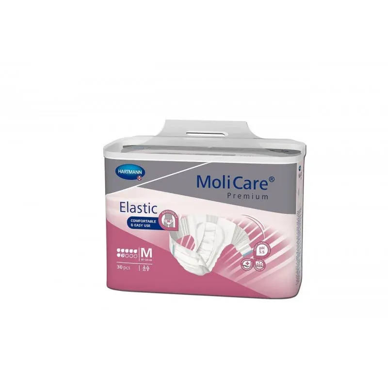 HARTMANN MOLICARE PREMIUM CHANGE ELASTIC 7G TAILLE M NUIT 30U