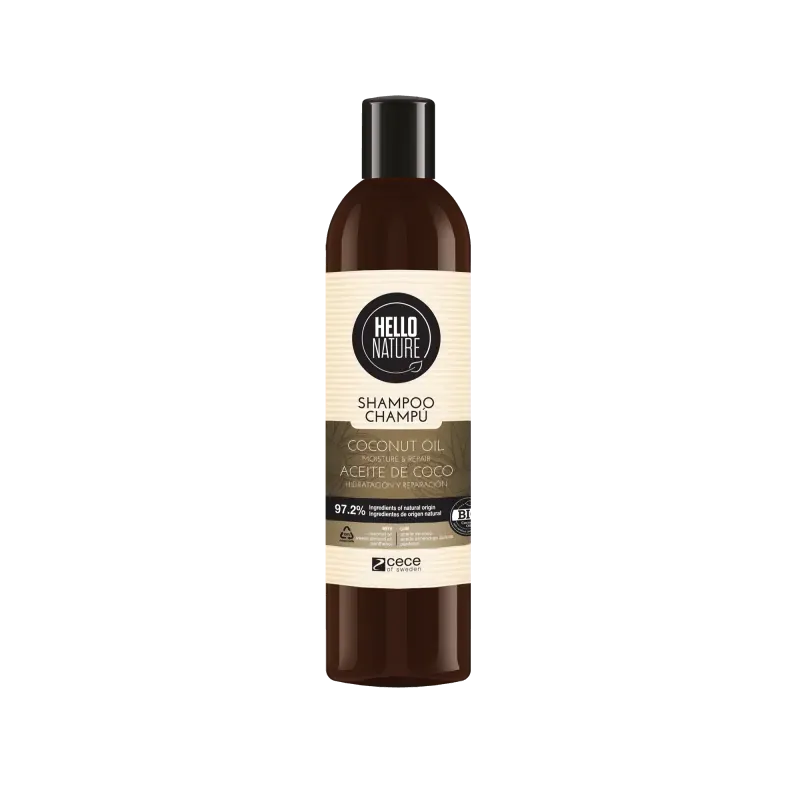 HELLO NATURE Coconut Oil Shampooing 300 Ml