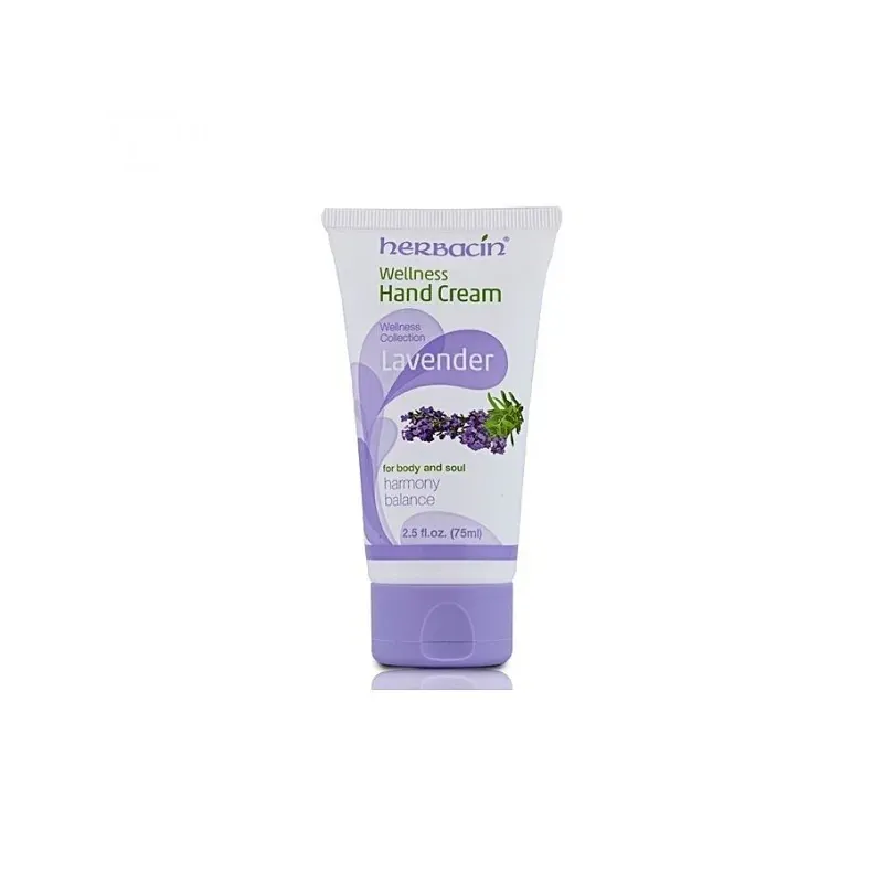 Herbacin wellness crème mains lavande tube de 75 ml