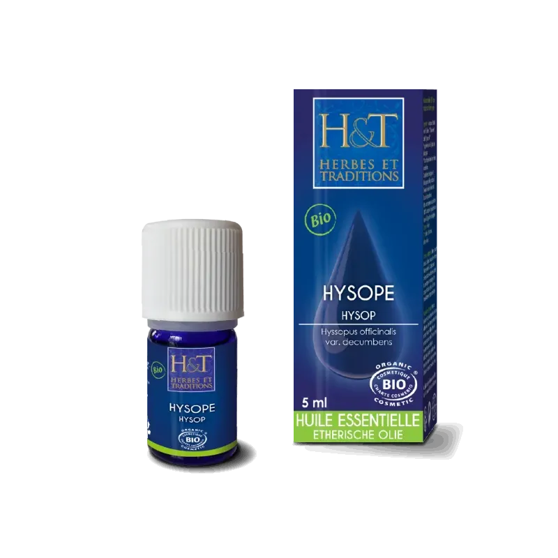 HERBES ET TRADITIONS HUILE ESSENTIELLE - HYSOPE BIO 5ML