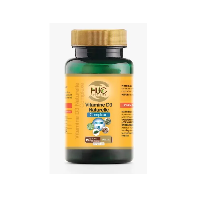 HUG Vitamine D3 Naturelle Complexe 2000UI