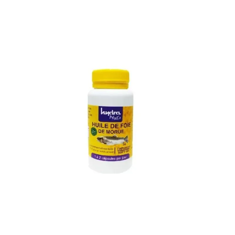 Hydra Phyt’s Huile De Foie De Morue 36 Capsules