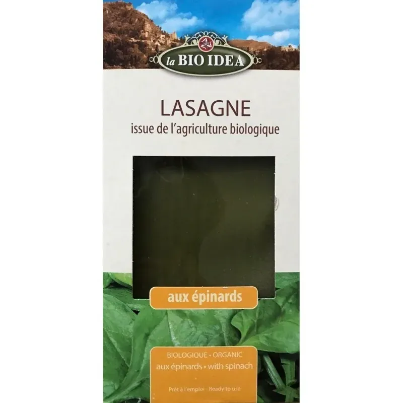 La Bio Idea LASAGNE AUX EPINARDS 250G