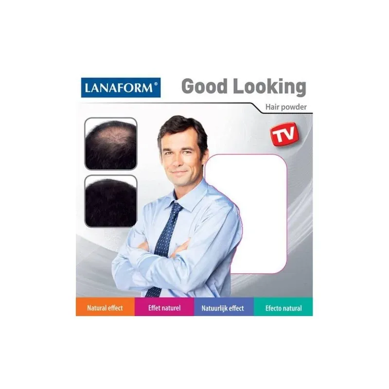 LANAFORM POUDRE DE CHEVEUX GOOD LOOKING (brun) 2 hair powders+1fixing spray