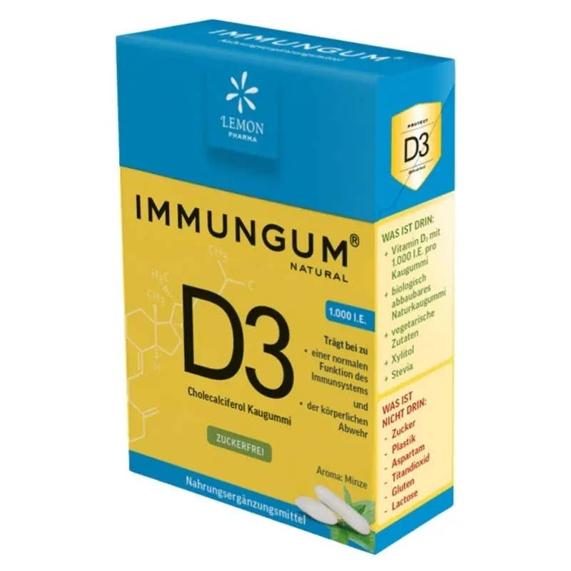 LEMON PHARMA IMMUNGUM NATURAL D3