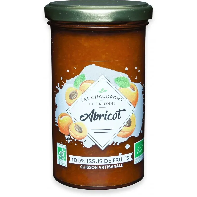 Les Chaudrons de Garonne Préparation 100% Fruits Abricot 275g