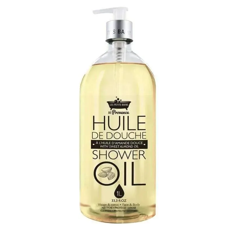 LES PETITS BAINS DE PROVENCE HUILE DE DOUCHE AMANDE DOUCE 1L