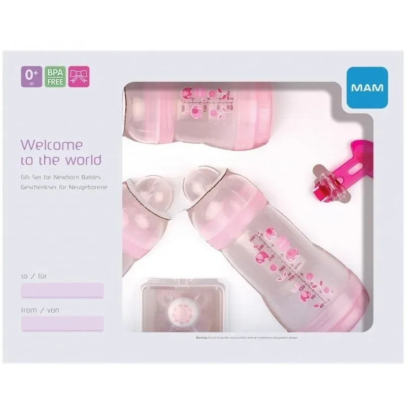 MAM COFFRET WELCOME TO THE WORLD ROSE