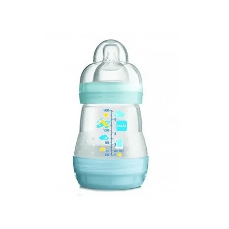 MAM Easy Start anti-colique couleur bleu 0mois+ 160ml