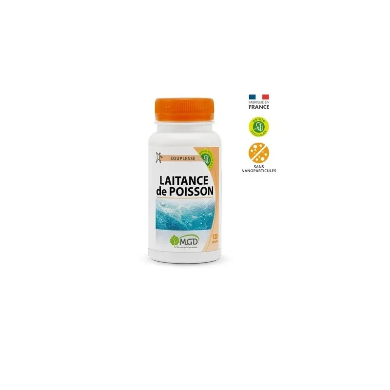 MGD LAITANCE DE POISSON PILLULIER 120 GÉLULES