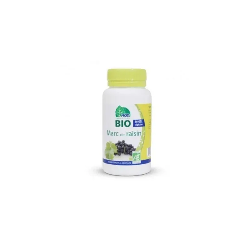 MGD NATURE bio marc de raisin 120 gélules
