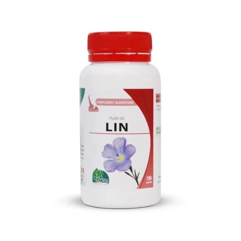 MGD NATURE huile de lin 100 capsules