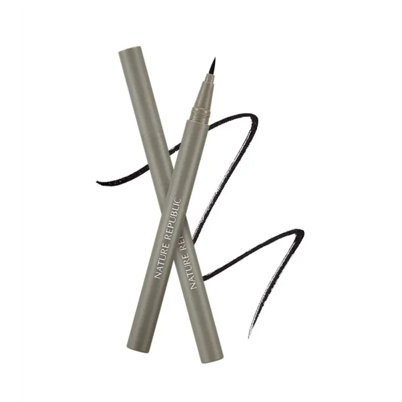 NATURE REPUBLIC BOTANICAL SMUDGE PROOF EYELINER 01 DEEP BLACK